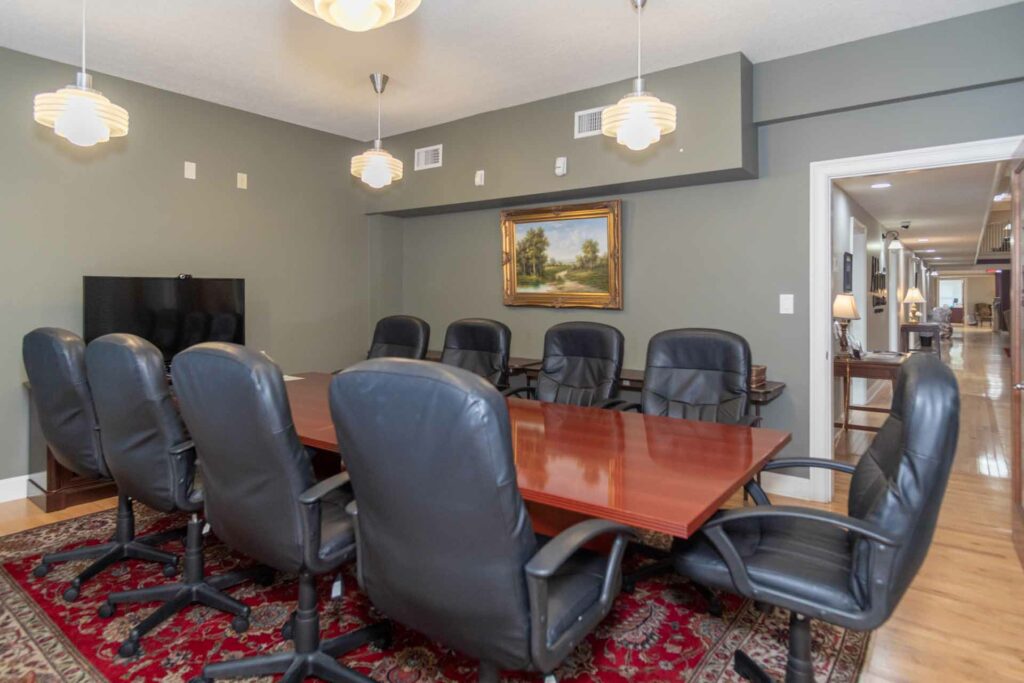 Conference room at The Abbott Building.